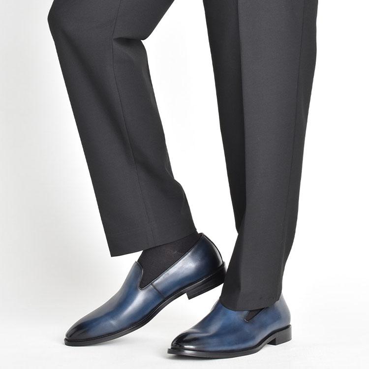 LUCIUS スリッポン メンズ 革 レザー 黒 ビジネス ブランド LUCIUS スリッポン メンズ 革 レザー 黒 ビジネス ブランド