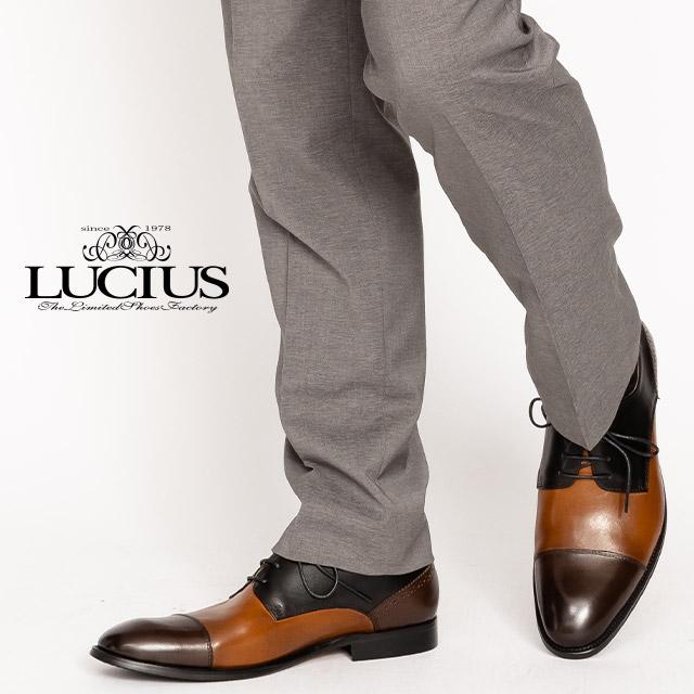 LUCIUS ビジネスシューズ 本革 メンズ 革靴 レースアップ 防滑 LUCIUS ビジネスシューズ 本革 メンズ 革靴 レースアップ 防滑