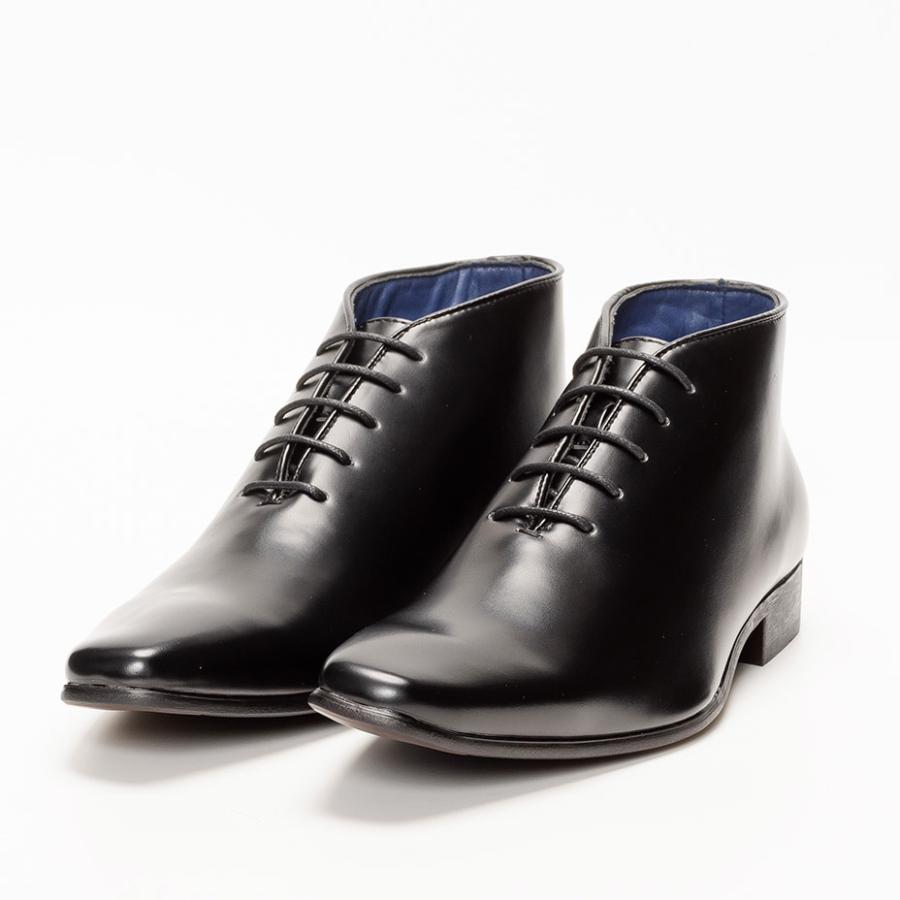 MM/ONE ブーツ メンズ ビジネスシューズ ショートブーツ 革靴 革