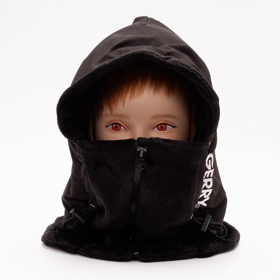 CHARI&CO LANDMARK JKT ジャケット フード・ネックウォーマー ジェリー GERRY ネックウォーマー フード付き （ブラック