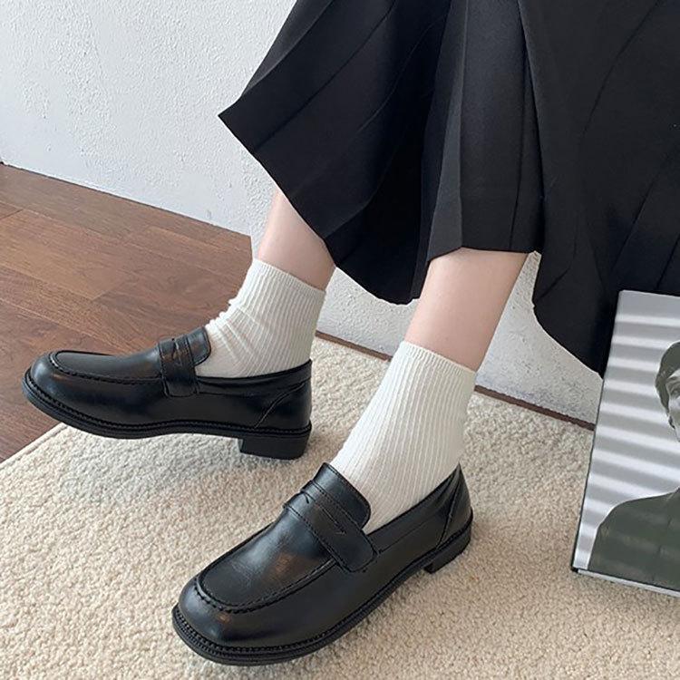 コインローファー レディース スクエアトゥ ローヒール おしゃれ Nxl1738 ビジネスシューズ メンズ靴のsvec 通販 Yahoo ショッピング