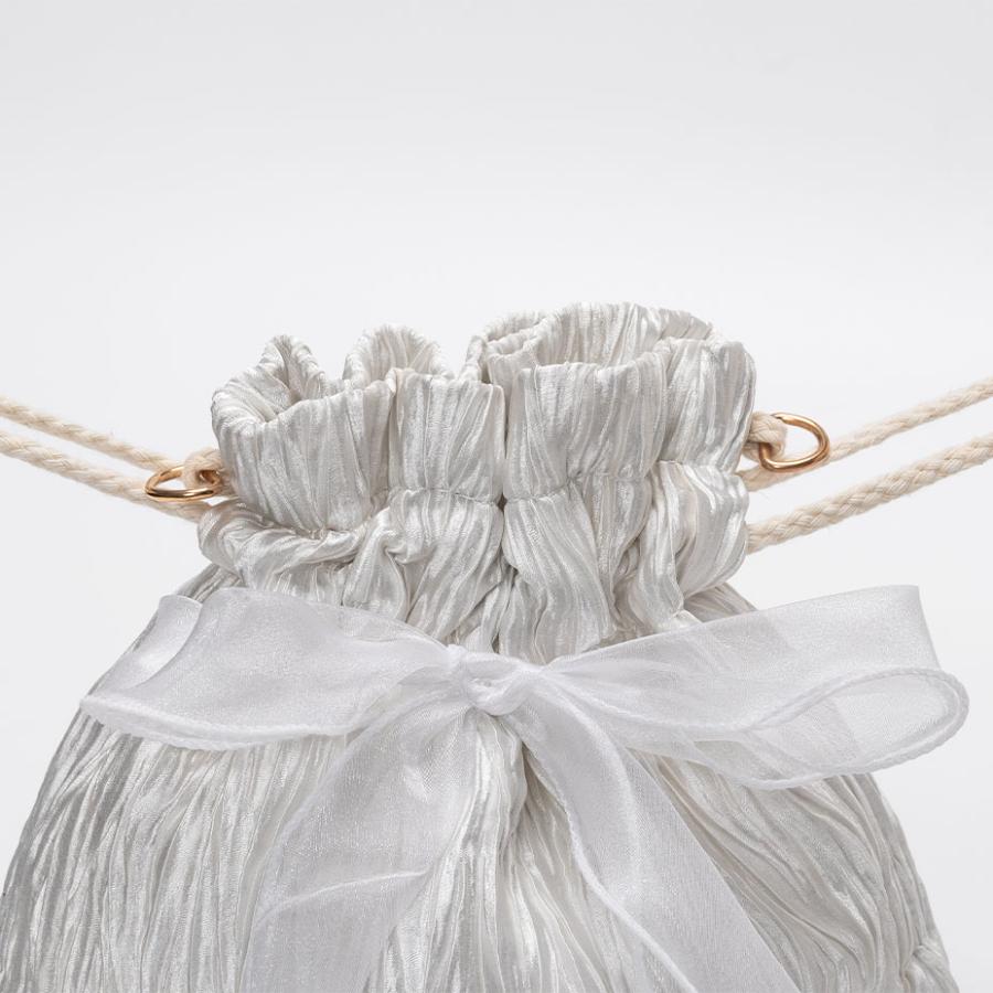 ショルダーバッグ レディース 軽い 斜めがけ 小さめ 軽量 黒 巾着 ハンドバッグ 2way おしゃれ パール ストラップ 結婚式 可愛い かわいい ブラック 白 ホワイト |  | 09