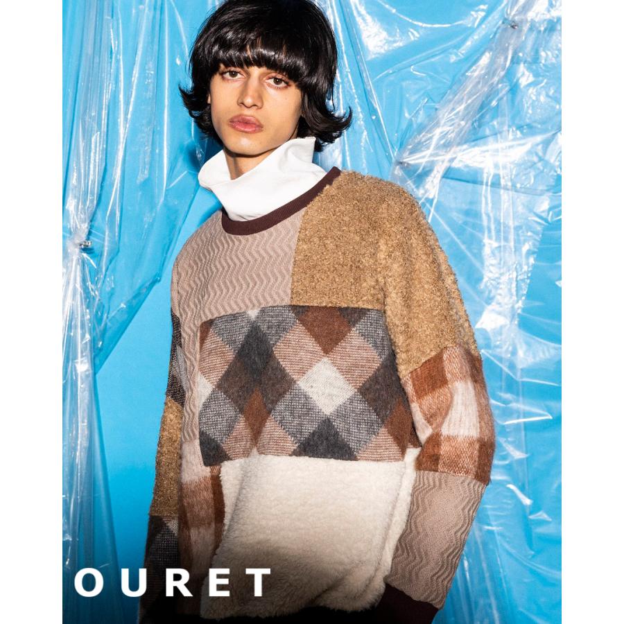 Ouret オーレット ブランド ニット メンズ セーター スウェット トレーナー 長袖 クルーネック Or2 3372 ビジネスシューズ メンズ靴のsvec 通販 Yahoo ショッピング