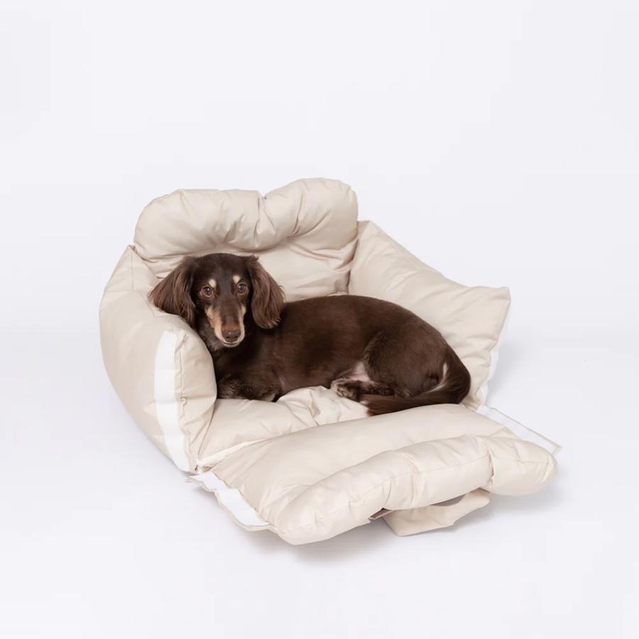ドライブベッドキャリー 犬 ベッド カーベッド ソファーベッド ドライブボックス 車 クッション 車専用ベッド ペットキャリー キャリーバッグ 耐荷重10kgの画像
