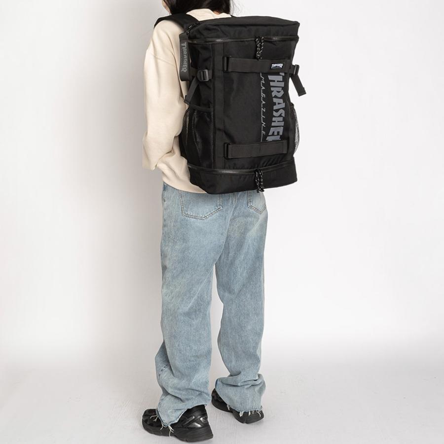 THRATHRASHER スラッシャー リュック レディース メンズ THRASHER BOX RUCKSACK デイパック バックパック リュックサック  靴が入る A4 大容量 ユニセックス｜sansuiya｜18