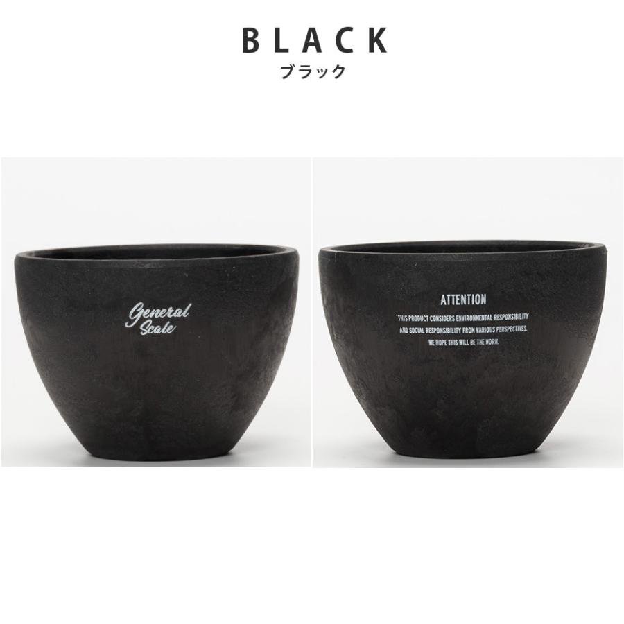 鉢・プランター SRL . DEN-3M / CE-PLANT POT BLACK Recycled Plant Pot S10AC801 植木鉢 おしゃれ プランター 3号 鉢