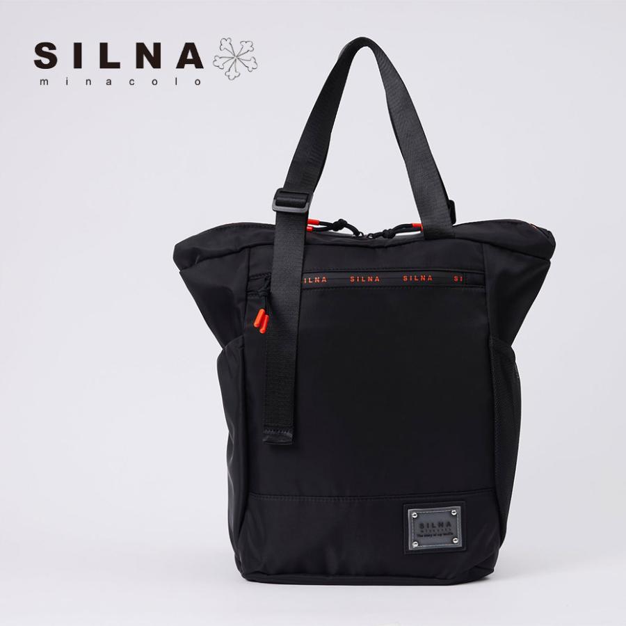 SILNA minacolo シルナミナコロ　リュック　黒 SILNA minacolo リュック メンズ レディース リュックサック 大容量