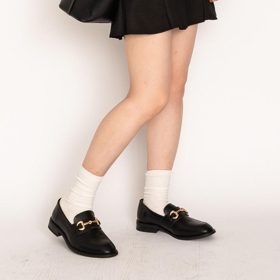 ローファー レディース メンズ 本革 フラットシューズ ビット ビットローファー 無地 カジュアルシューズ 通勤 オフィス ユニセックス シンプル おしゃれ | SVEC | 12