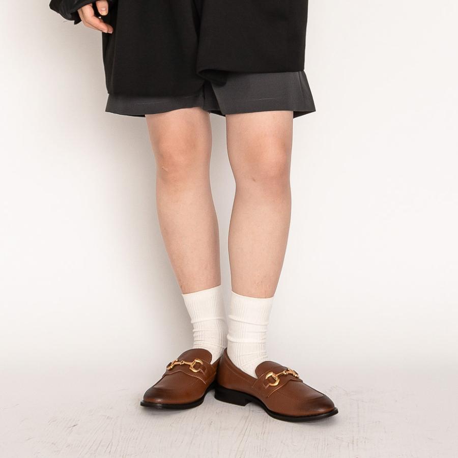 ローファー レディース メンズ 本革 フラットシューズ ビット ビットローファー 無地 カジュアルシューズ 通勤 オフィス ユニセックス シンプル おしゃれ | SVEC | 19