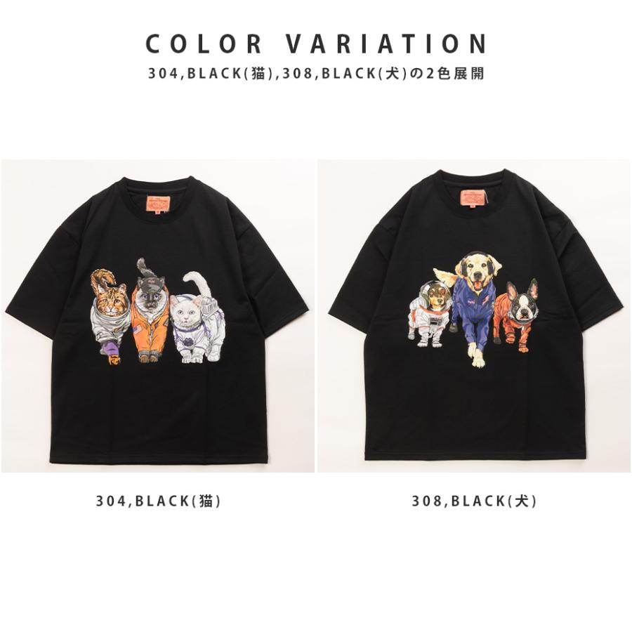 CORISCO（コリスコ） 猫 tシャツ メンズ レディース 半袖 ねこ 猫柄 犬
