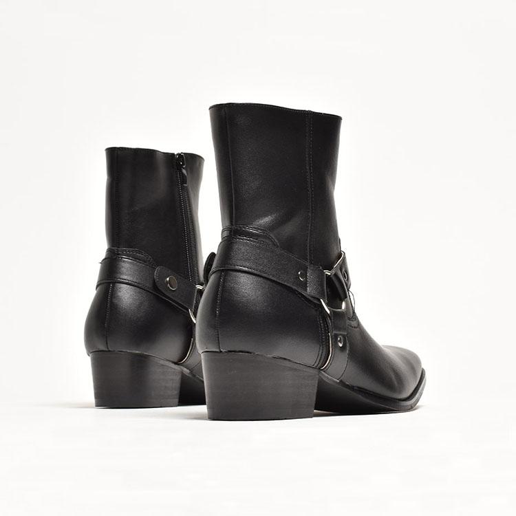 SVEC リングブーツ メンズ ブーツ 40代 革 安い ショートブーツ