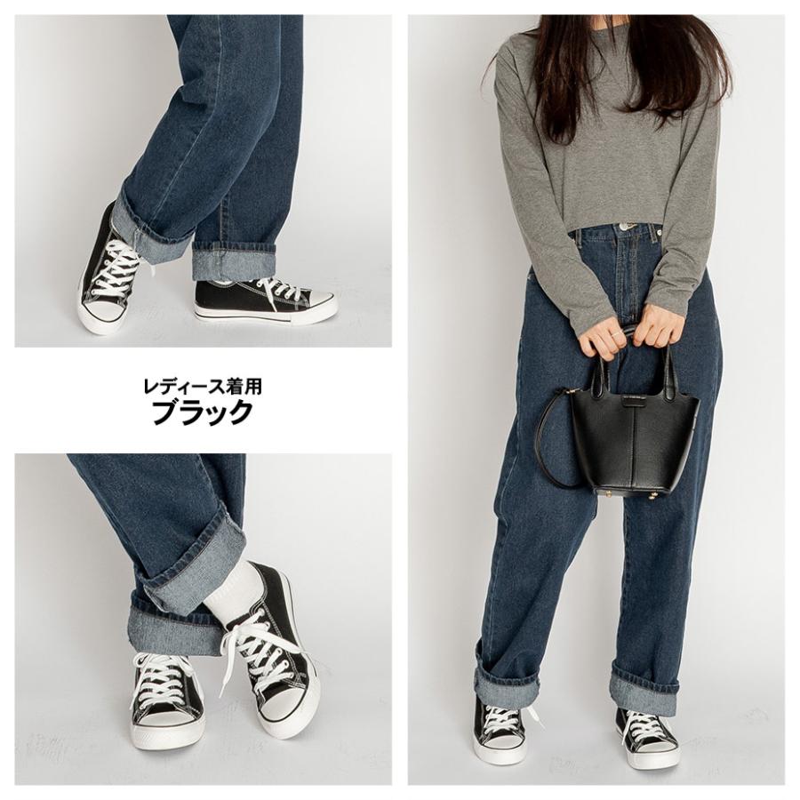 スニーカー メンズ レディース 黒 白 50代 40代 安い 24cm おしゃれ キャンバススニーカー カジュアルシューズ ユニセックス シンプル ローカット ブラック | SVEC | 14