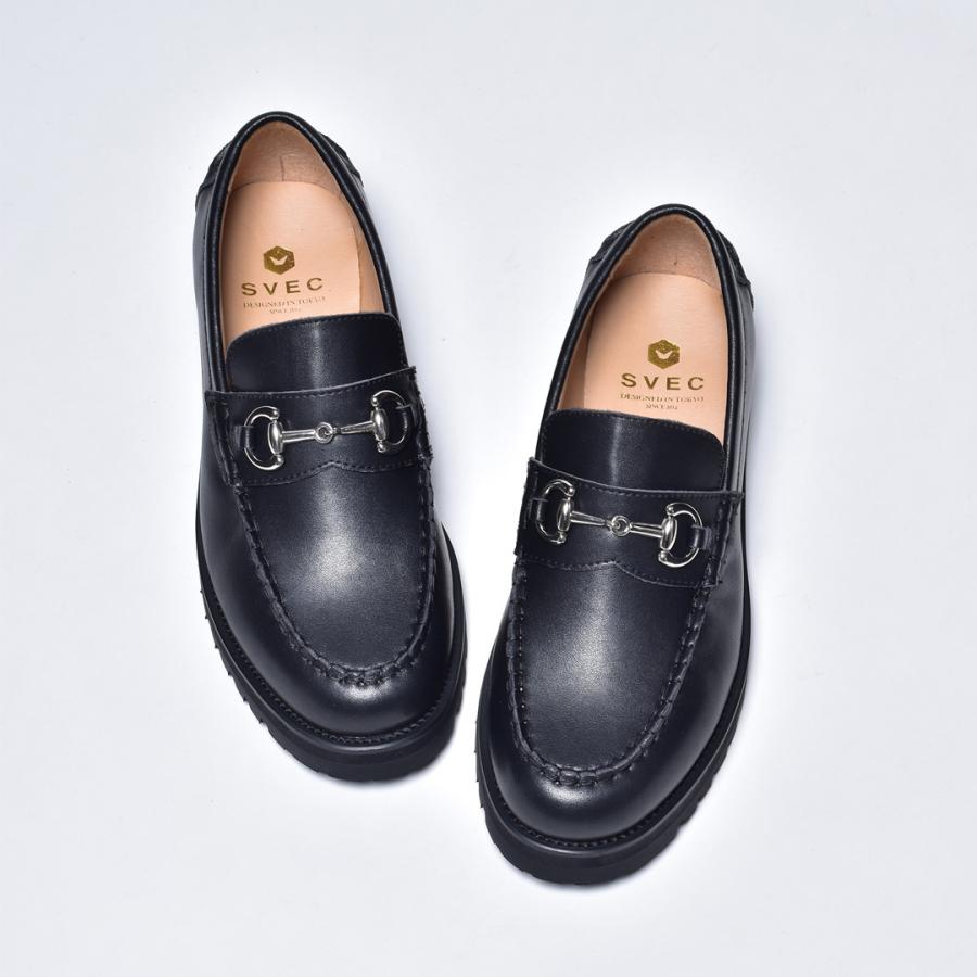 ビットローファー メンズ 厚底 スリッポン シューズ 革靴 ブランド Svec シュベック Sst913 5 ビジネスシューズ メンズ靴のsvec 通販 Yahoo ショッピング