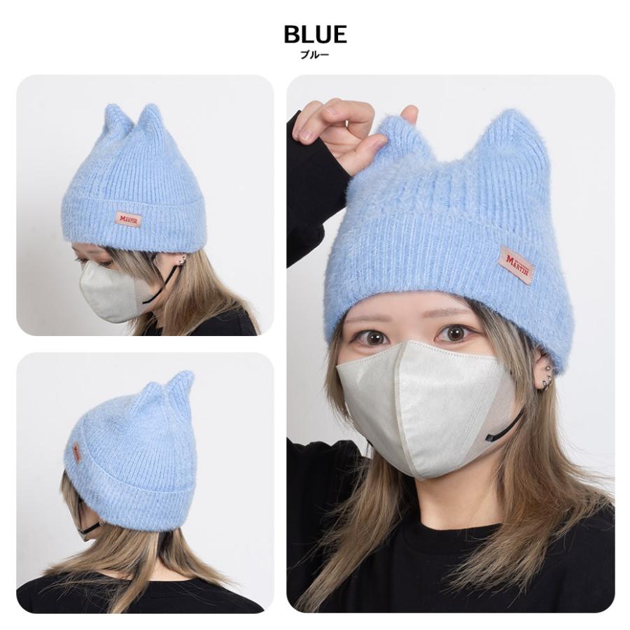ニット帽 レディース メンズ 猫耳ニット帽 ビーニー ニットキャップ 耳