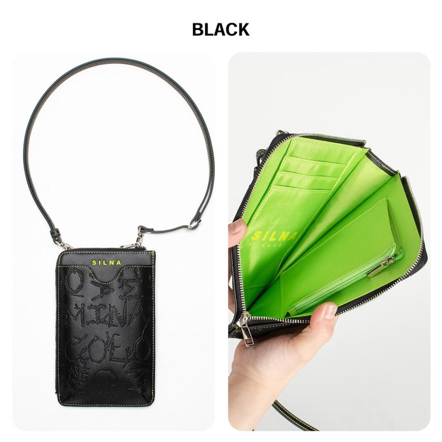SILNA minacolo スマホショルダー スマホポーチ レディース 携帯ケース