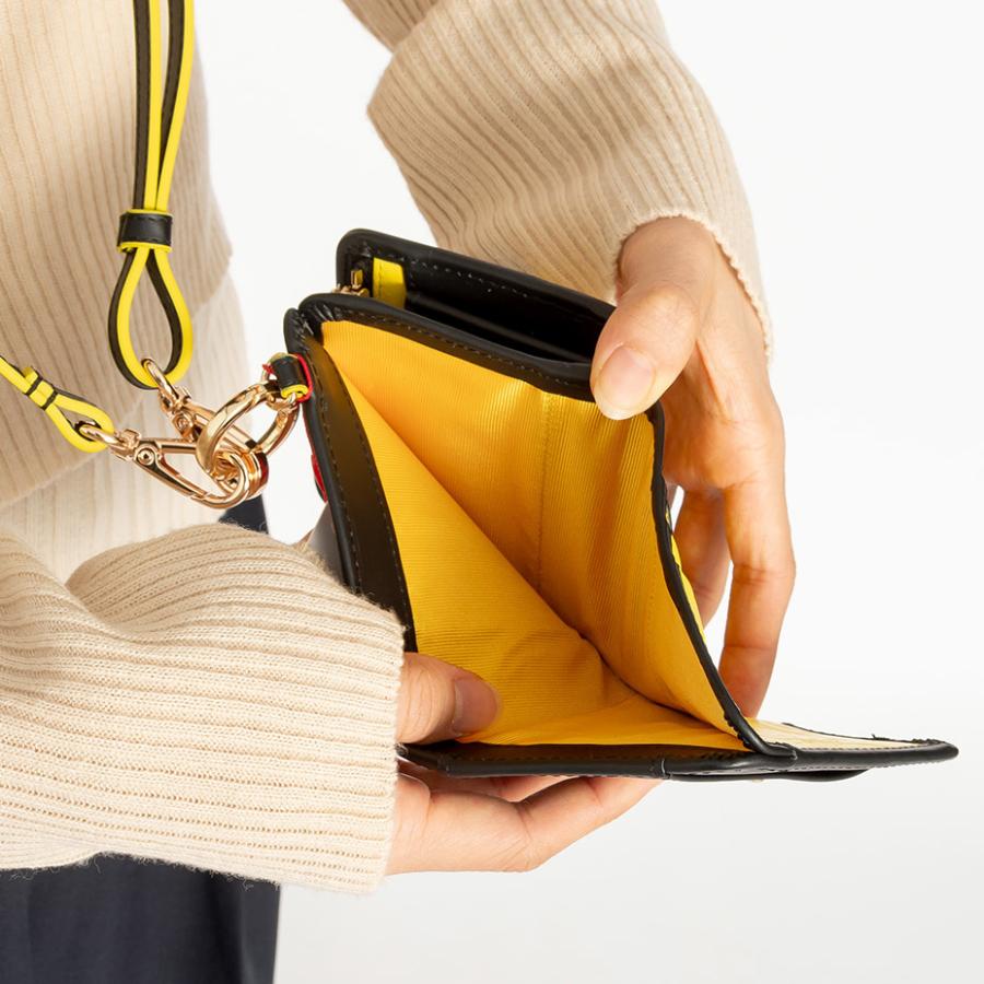 はな　SILNA メタリックシルバー 二つ折り財布　牛革　ミニサイフ SILNA minacolo 財布 レディース 二つ折り 本革 コンパクト 牛革
