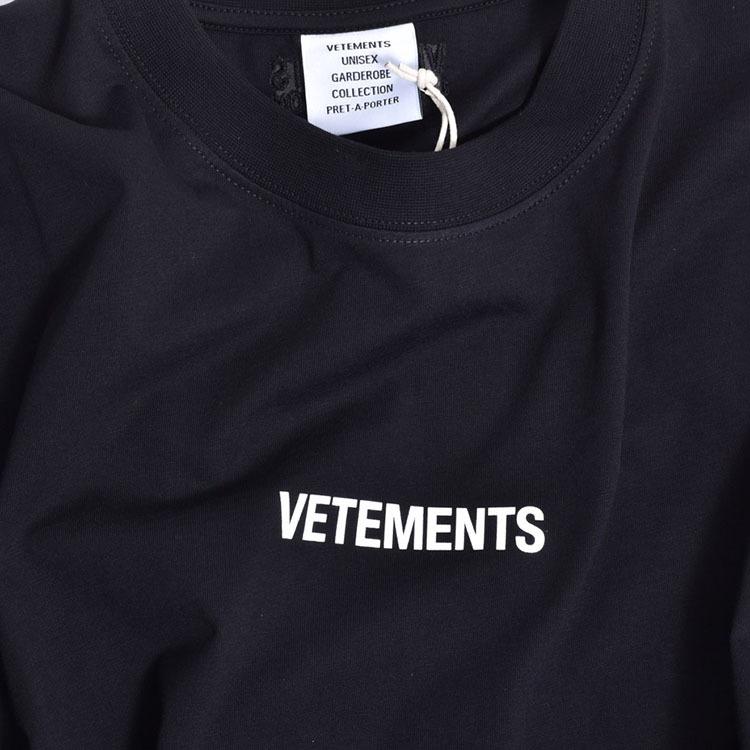 ヴェトモン VETEMENTS tシャツ メンズ レディース ブランド 無地 ロゴ