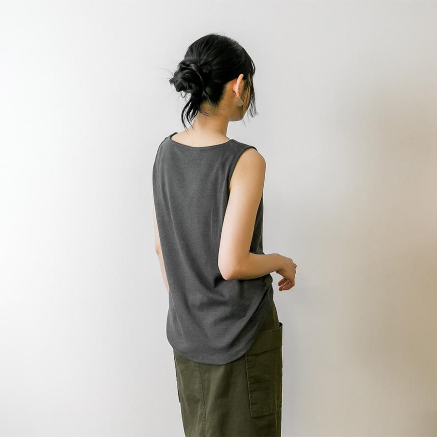 LARU（ラルー） タンクトップ レディース 綿 レイヤード 重ね着