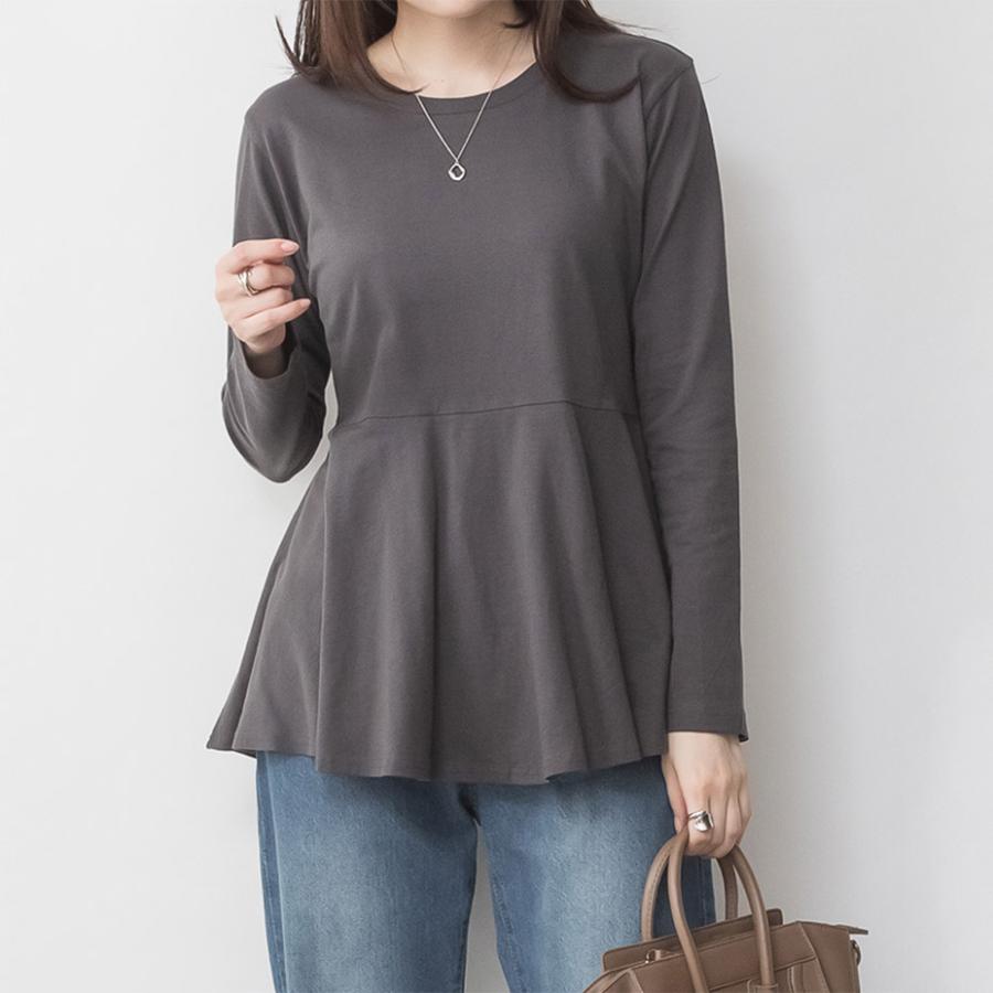 シンメ 長袖カットソー サイズF レディース tシャツ レディース 長袖 カットソー 長袖tシャツ 綿 おしゃれ