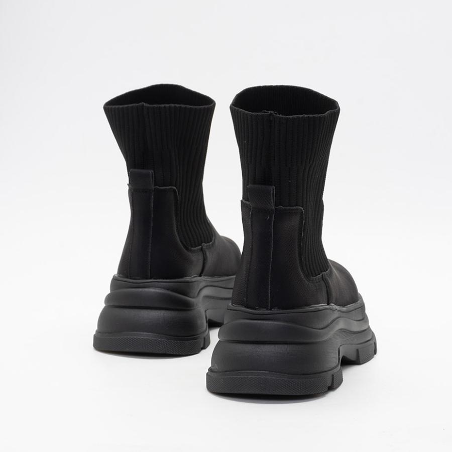 はな✴︎ ブラック ニット ハイカットブーツ ASH アッシュ lab Star 138249 星柄ニットスニーカーブーツ