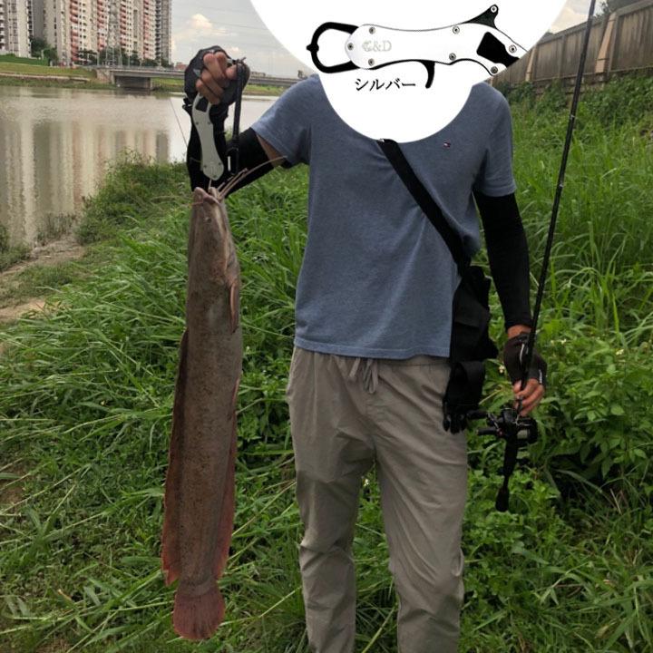 フィッシュグリップ シルバー バス釣り 釣り フィッシングツール ルアー 魚掴み ボガグリップ シーバス Crest S Crest S 山水画 通販 Yahoo ショッピング