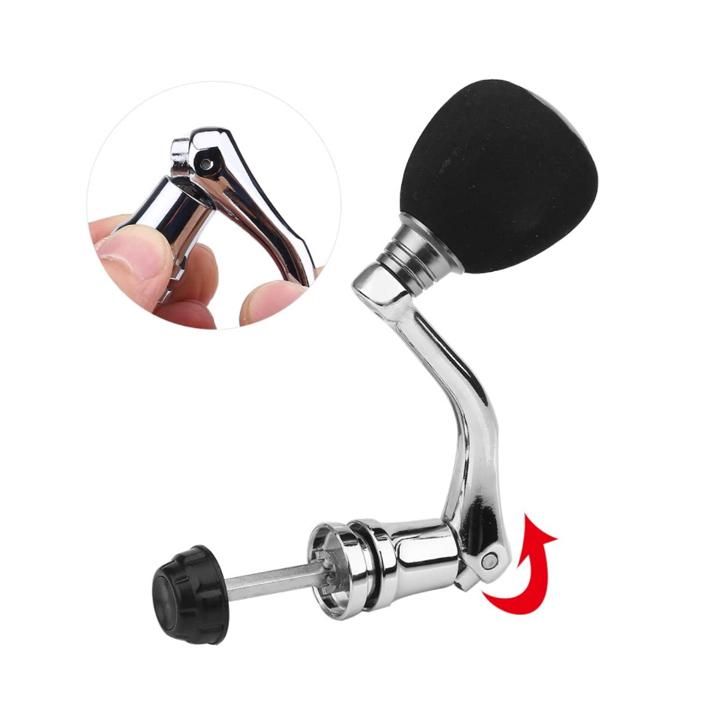 リールハンドル 六角軸 グレー アブ ダイワ 3000 4000 5000 6000 7000