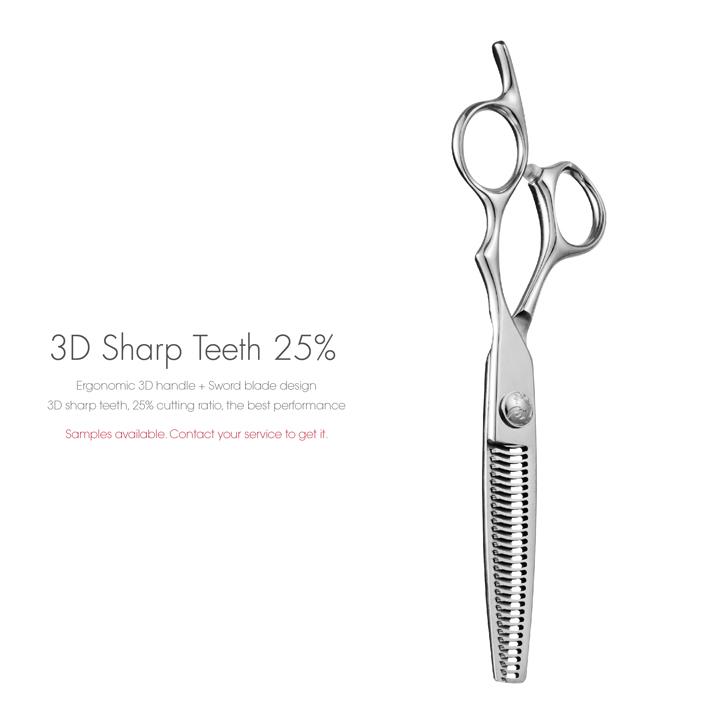 セニング メイク道具 (6.0インチ) / 美容師 理容 理容師 散髪 はさみ