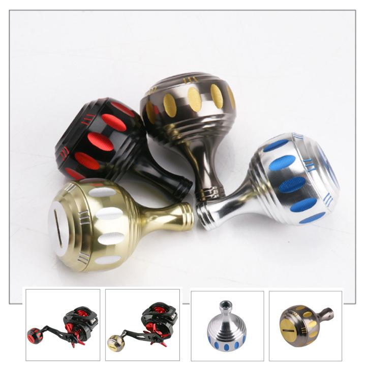 リールハンドルノブ イエローシルバー 35mm アルミニウム製 Daiwa