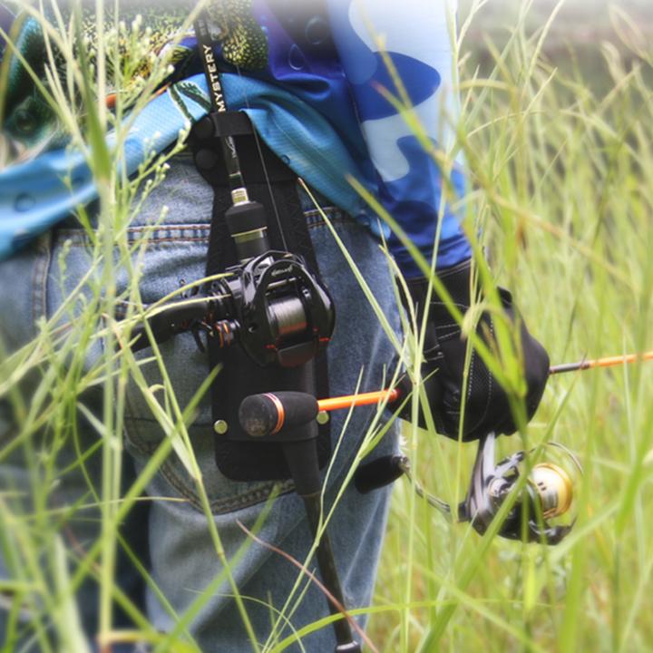 ロッド ホルダー ブラック ホルスター おかっぱり 陸釣り 釣り 竿