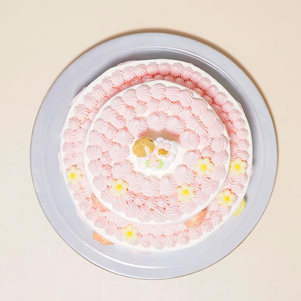 誕生日ケーキ ケーキ 誕生日 デコレーションケーキ バースデーケーキ ホールケーキ ショートケーキ お祝い ２段 いちご 5号×7号 ウェディング 結婚記念日_4
