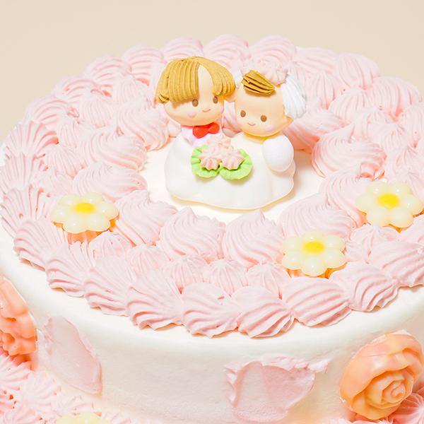 誕生日ケーキ ケーキ 誕生日 デコレーションケーキ バースデーケーキ ホールケーキ ショートケーキ お祝い ２段 いちご 5号×7号 ウェディング 結婚記念日_6