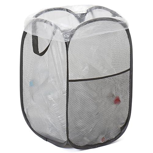 アストロ 折りたたみ 屋外用ゴミ箱 ブラック 45Lゴミ袋対応 キャンプ用