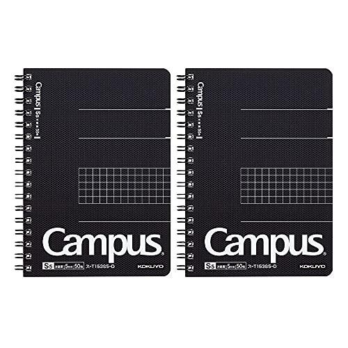 コクヨ キャンパス ツインリングノート 方眼罫 カットオフ A6 2冊