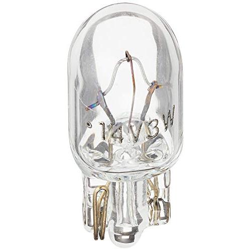 M&Hマツシマ 電球 12V(14V)3W クリアー T6.5 ウェッジ 1個入 1PWB124