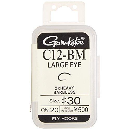 む！様 がまかつ(Gamakatsu) フライフック C12-BM LARGE EYE 30号 20本 NS
