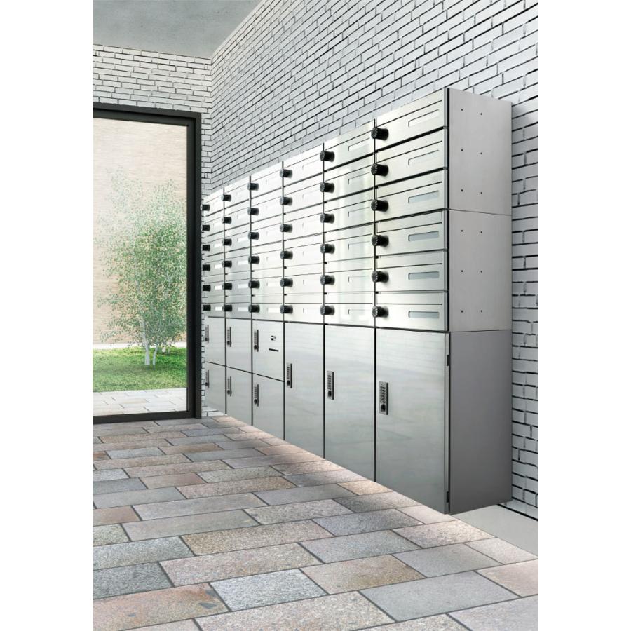 神栄ホームクリエイト 宅配ボックス テンキー式 奥行280型 ステンレス