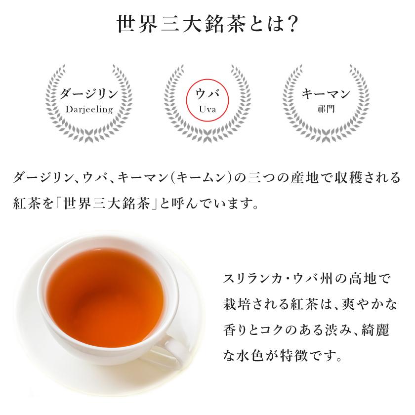 有機 セイロン ウバ紅茶 FBOP 茶葉80g オーガニック 有機JAS認証 農薬不使用 ウバティー ウバ紅茶 セイロン紅茶 ミルクティー チャイ 送料無料｜santarosa｜05