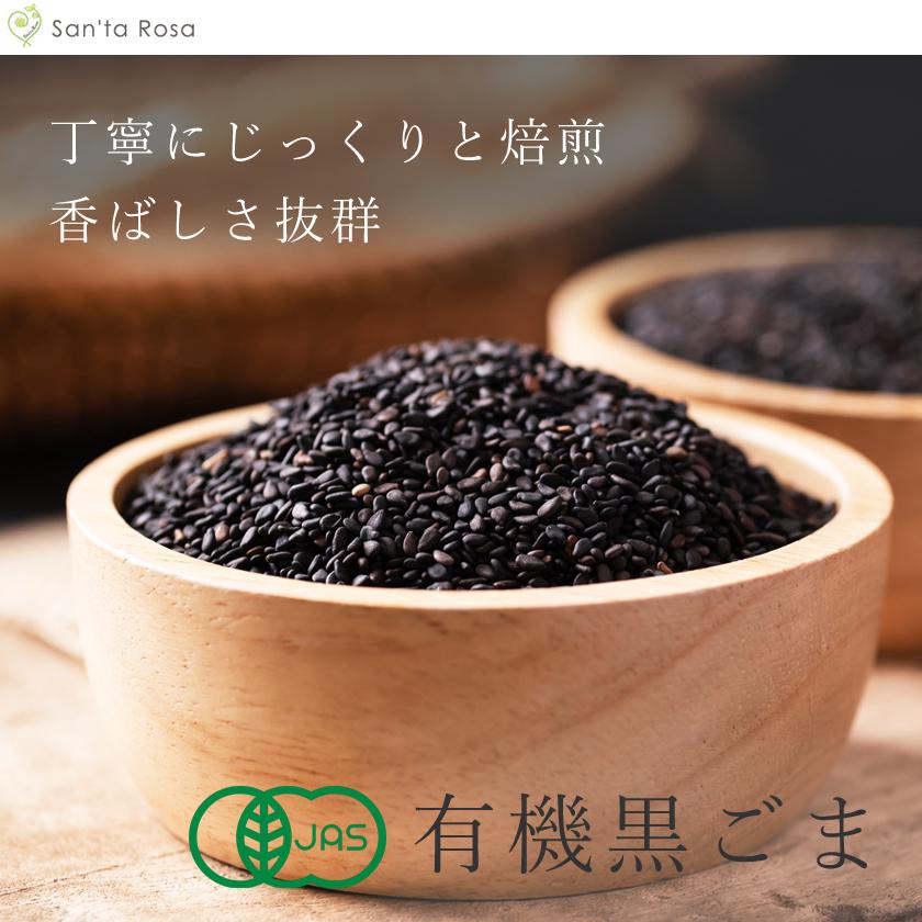 オーガニック いりごま 黒ごま 100g 胡麻 ごま 有機黒ごま 黒ゴマ いり