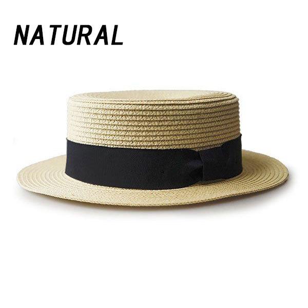 カンカン帽 クラシック 麦わら帽子 ボーター ストローハット 平天 和服
