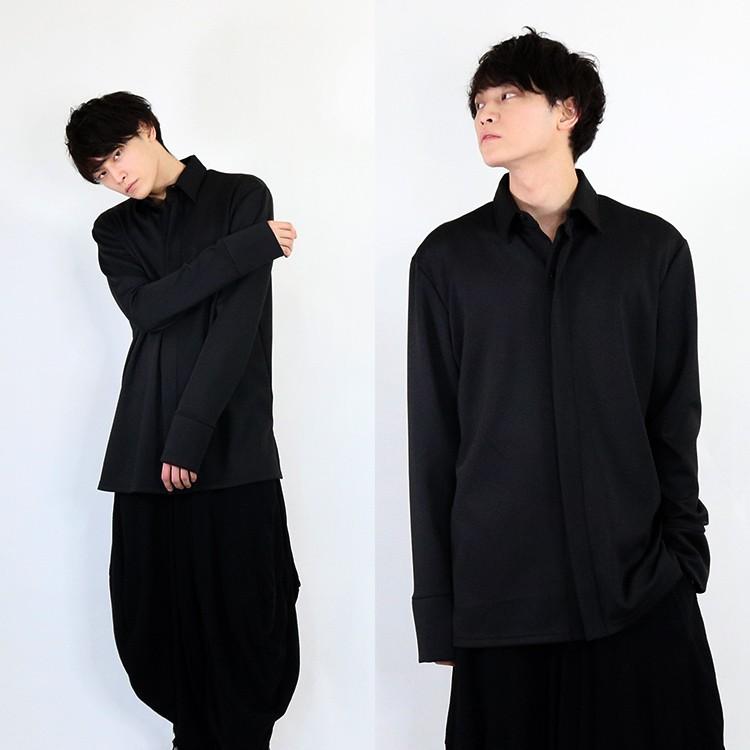 長袖ロングシャツ シャツ メンズ アウター ロング丈 黒 長袖 長袖ロングシャツ シャツ メンズ アウター ロング丈 黒 長袖
