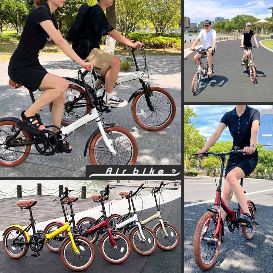 折りたたみ自転車 16インチ ミニベロ フロントライト カギ カゴ付