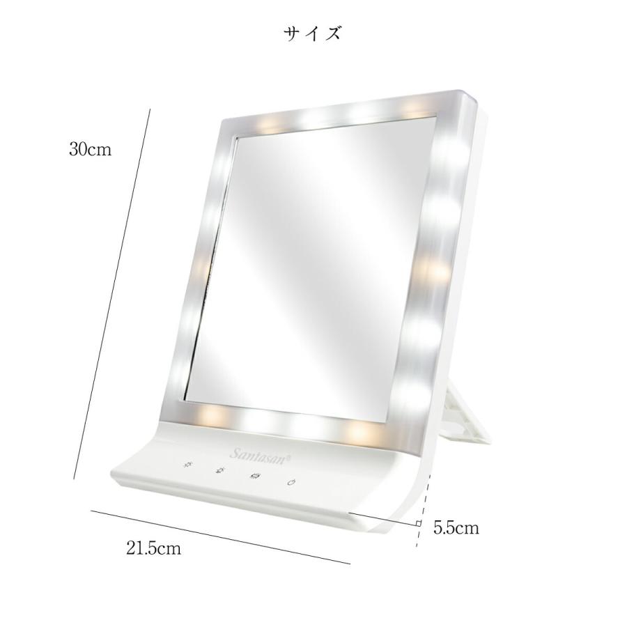 ハリウッドミラー 鏡 LEDライト ☆数量限定セール☆ 女優ミラー 鏡 ハリウッドミラー 卓上ミラー