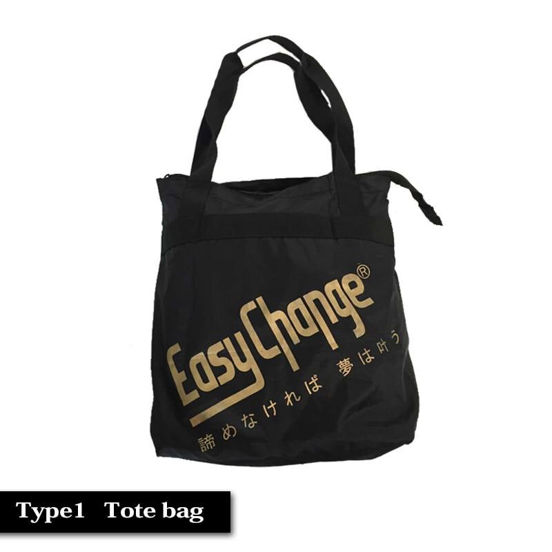 折りたたみバッグ　トートバッグ　ボストン EasyChange イージーチェンジ ジムバッグ　旅行用　サブバッグ｜santasan｜02