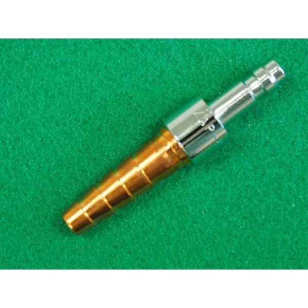 アポロコック ZAP-2 (逆止弁付き) 9mm(タケノコ外径) 可燃ガス用ホース