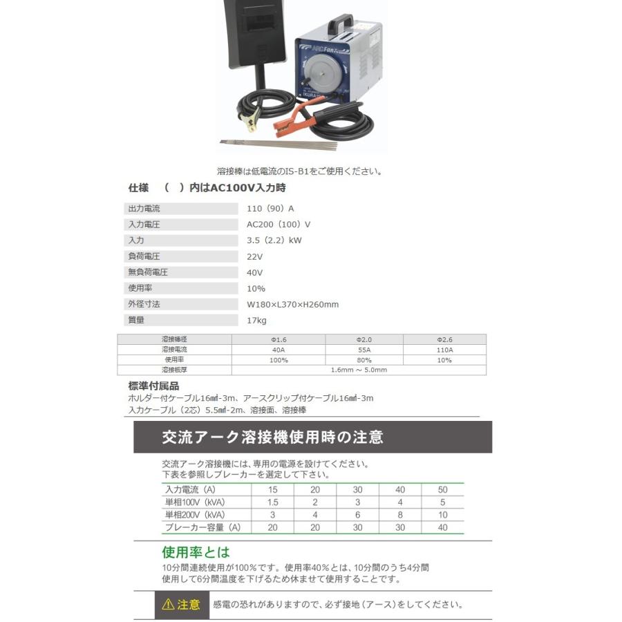 育良精機 アークファン IS-H120WSF 【公式通販】