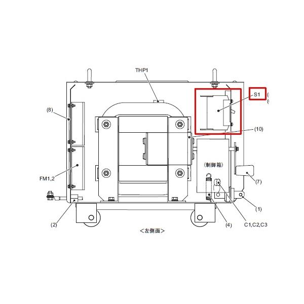 旧ダイデン アーク溶接機 BS-250L用 電源スイッチ P15057Q00 DAIHEN