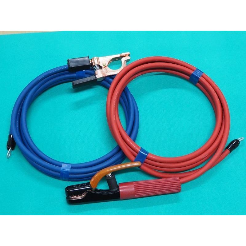 ダイヘン 赤色ホルダー10M 青色アース10M / WCT22 溶接ケーブル ダイヘン 赤色ホルダー10M 青色アース10M / WCT22 溶接ケーブル