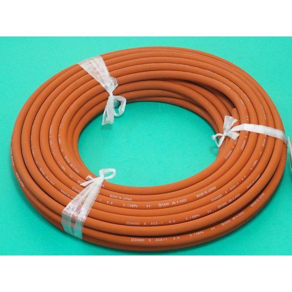 即日発送/平日14時迄】【30m巻】溶断・溶接用 アセチレンガスホース 