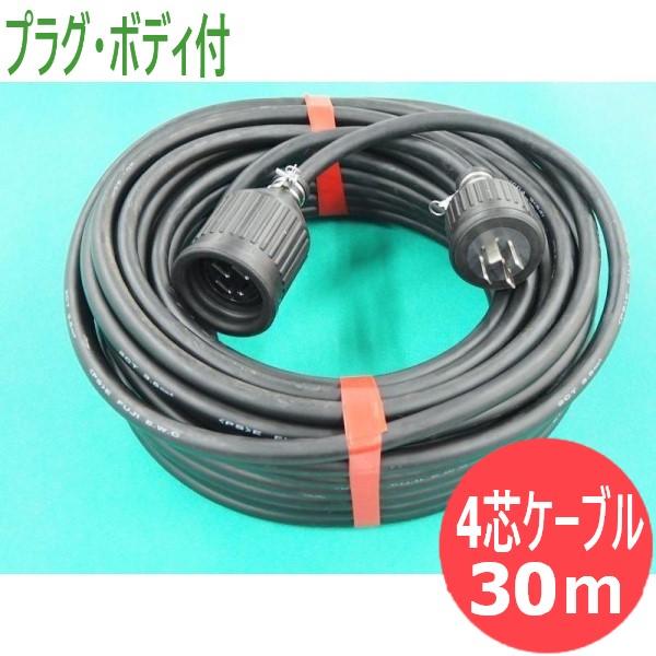 延長用 電源ケーブル 4芯 プラグ ボディ付 30m 2ct4x3 5 Wf7420k Wa3429k 30 5524 溶接用品プロショップ Santec 通販 Yahoo ショッピング