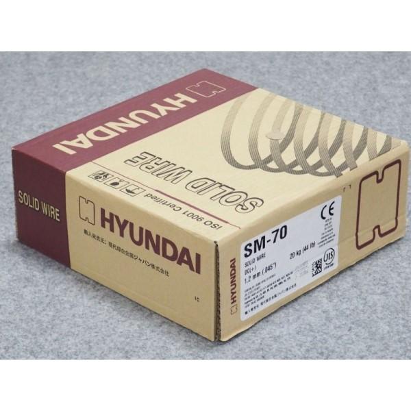 軟鋼 490MPa級鋼用 ソリッドワイヤCO2用 SM-70 1.2mm 20kg